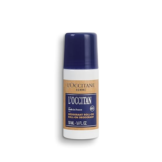 L'OCCITANE Roll-On Aluminum Free Deodorant, 1.6 Fl. Oz: Reduce Body Odor, Fresh Lavender Scent, Refr