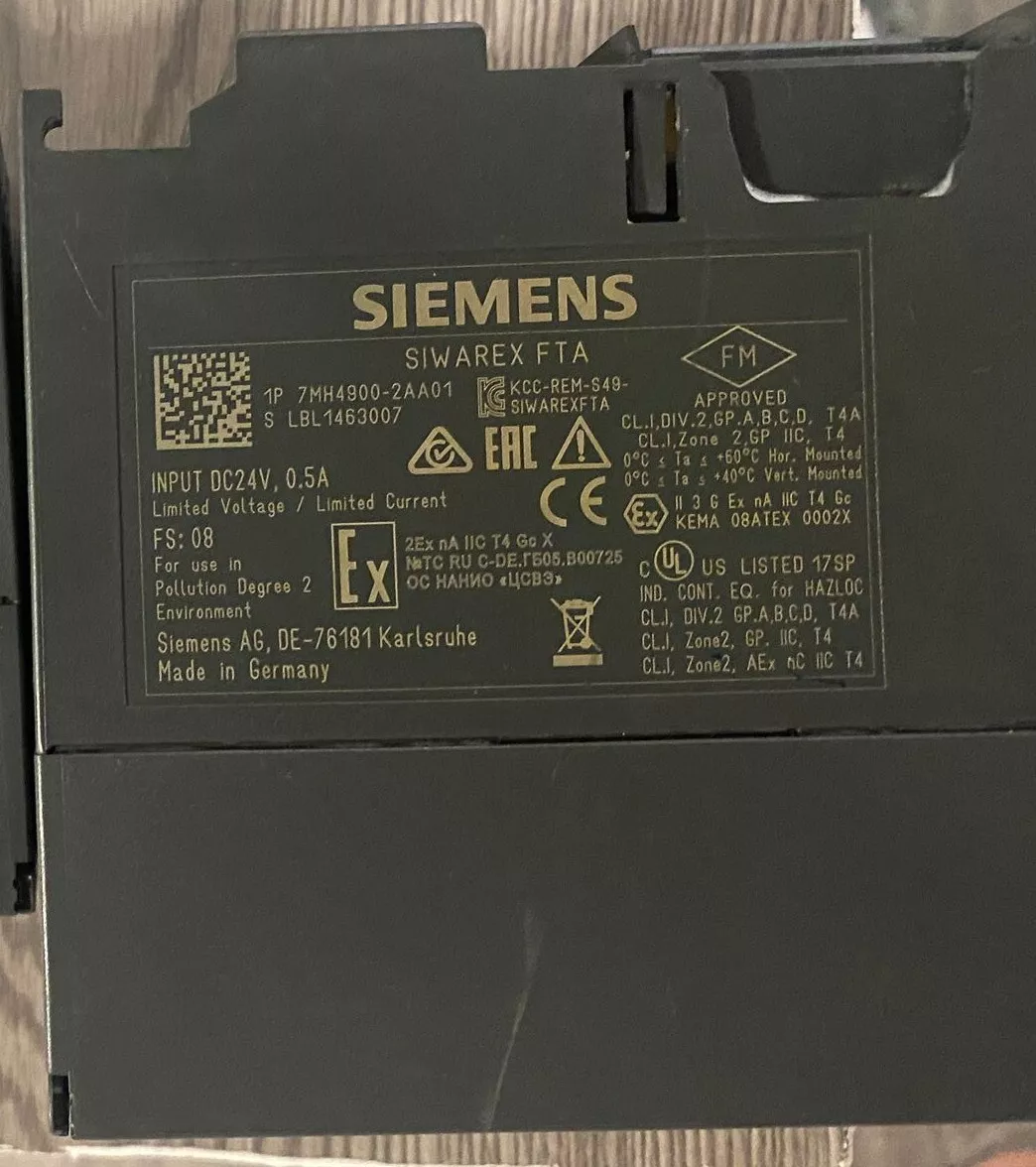 SIWAREX FTA WEIGHING ELECTRONIC WITH VERIFICATION CAPABILITY, 7MH4900-2AA01