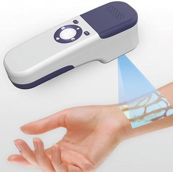 Infrared Vein Finder Viewer, Portable Vein Locator Detector with 7 Color Modes and 5 Level Brightnes
