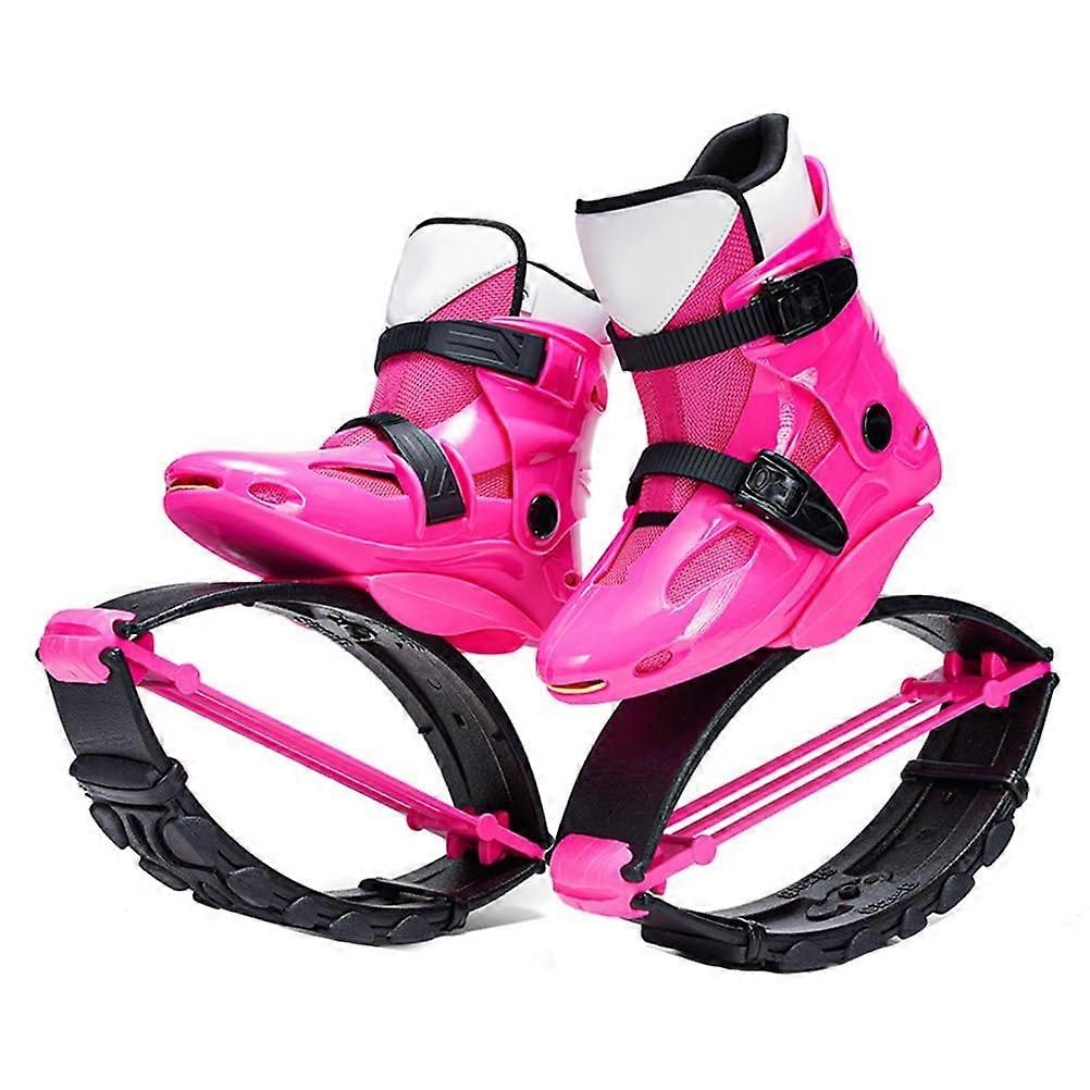 Kangaroo Jumping Shoes for Kids, Professional Fitness Bouncy Boots with 3 Tension Springs, 3234 EU/1