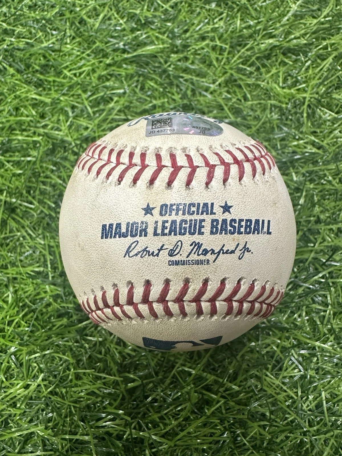 Justin Verlander Houston Astros Game Used Baseball 2 K’s (2585/2586) MLB Auth